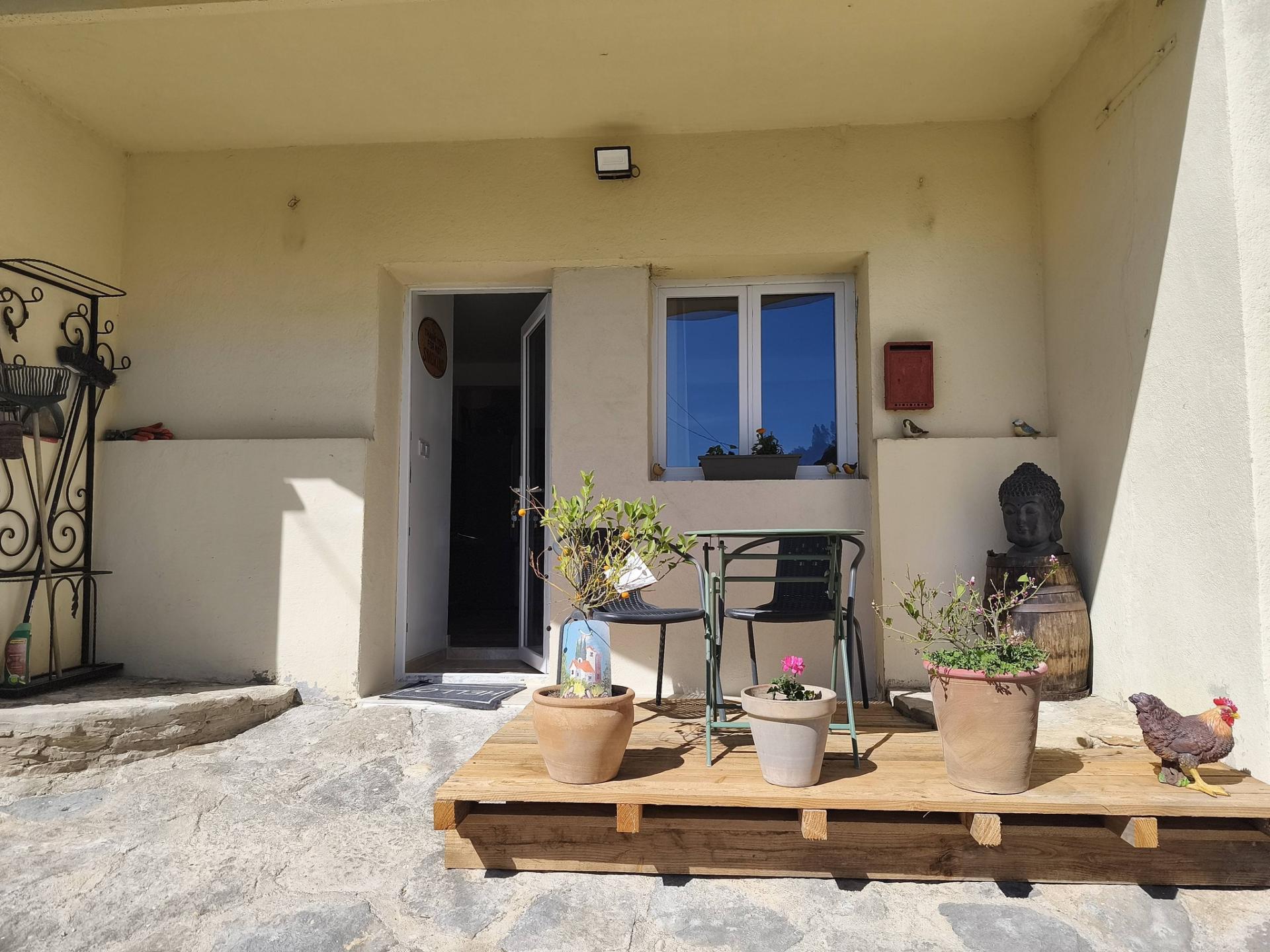 Terrasse gîte